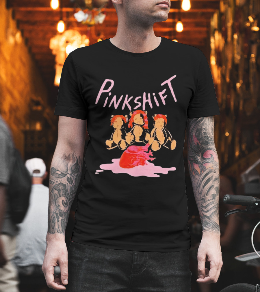 Pinkshift Bears With Heart And Splash T-Shirt