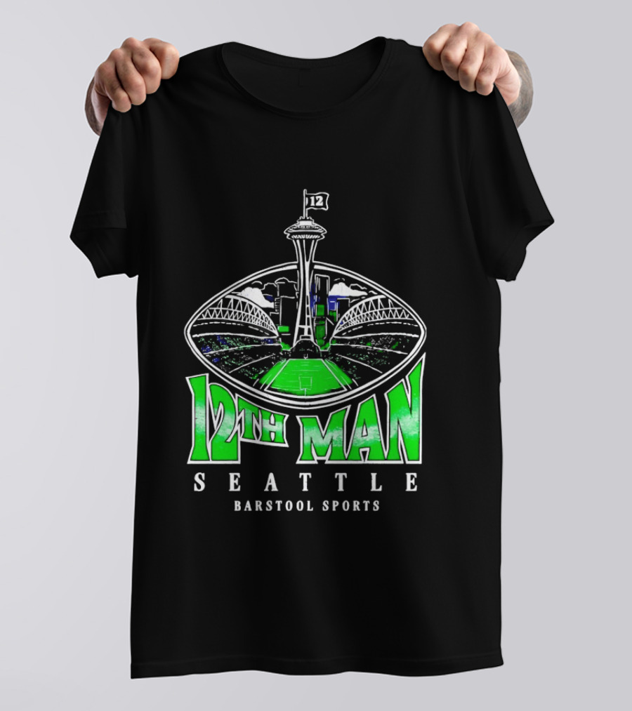 Seattle 12th Man Barstool Sports T-Shirt