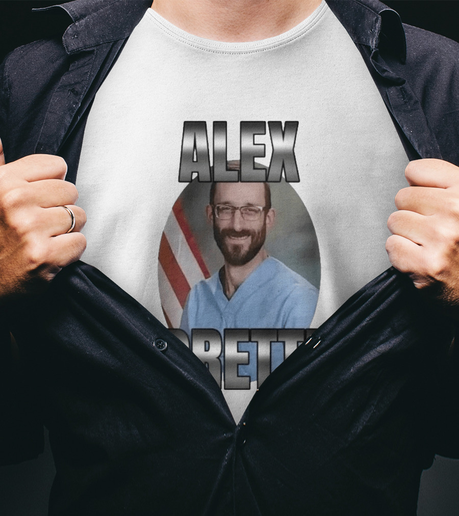Alex Pretti American Flag T-Shirt