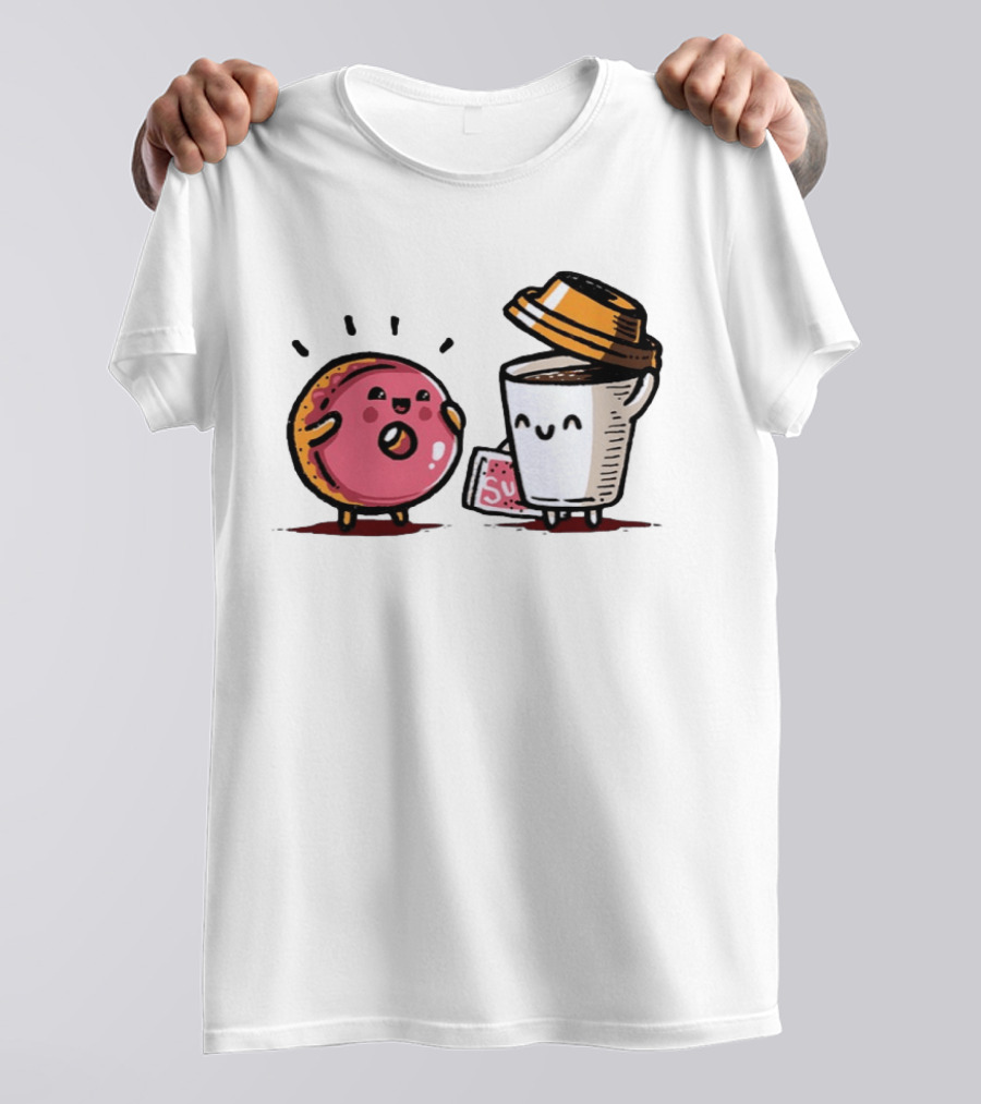 Donut And Coffee A Match Made In Heaven You Donut Know How Much I Love You T-Shirt