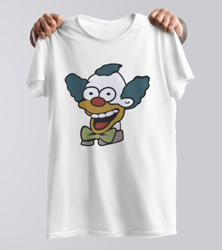 Krusty The Clown Smiling Face Cartoon T-Shirt