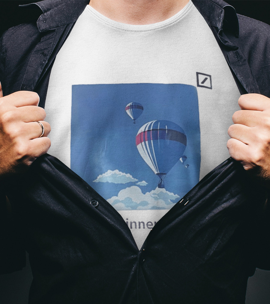 Macro Dinners 2026 Blue Sky Hot Air Balloons T-Shirt