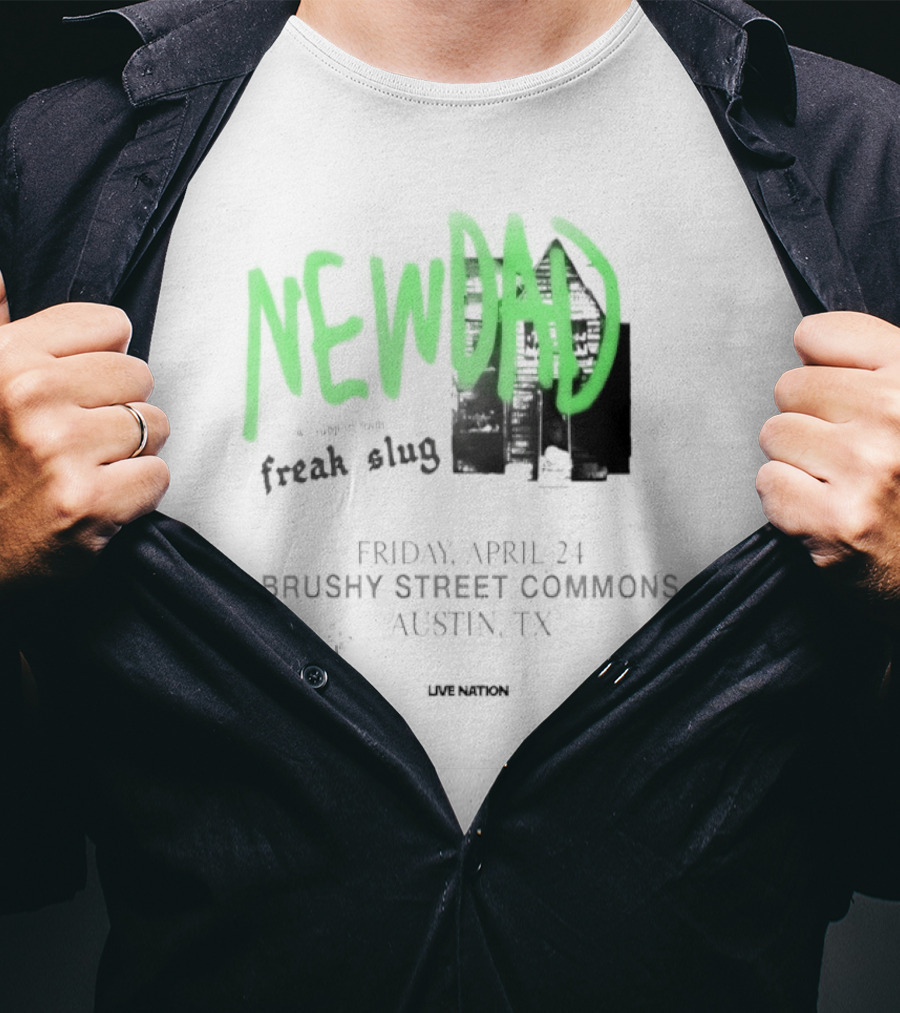 Newdad Live At Empire Control Room Austin TX April 24 2026 Concert Event T-Shirt