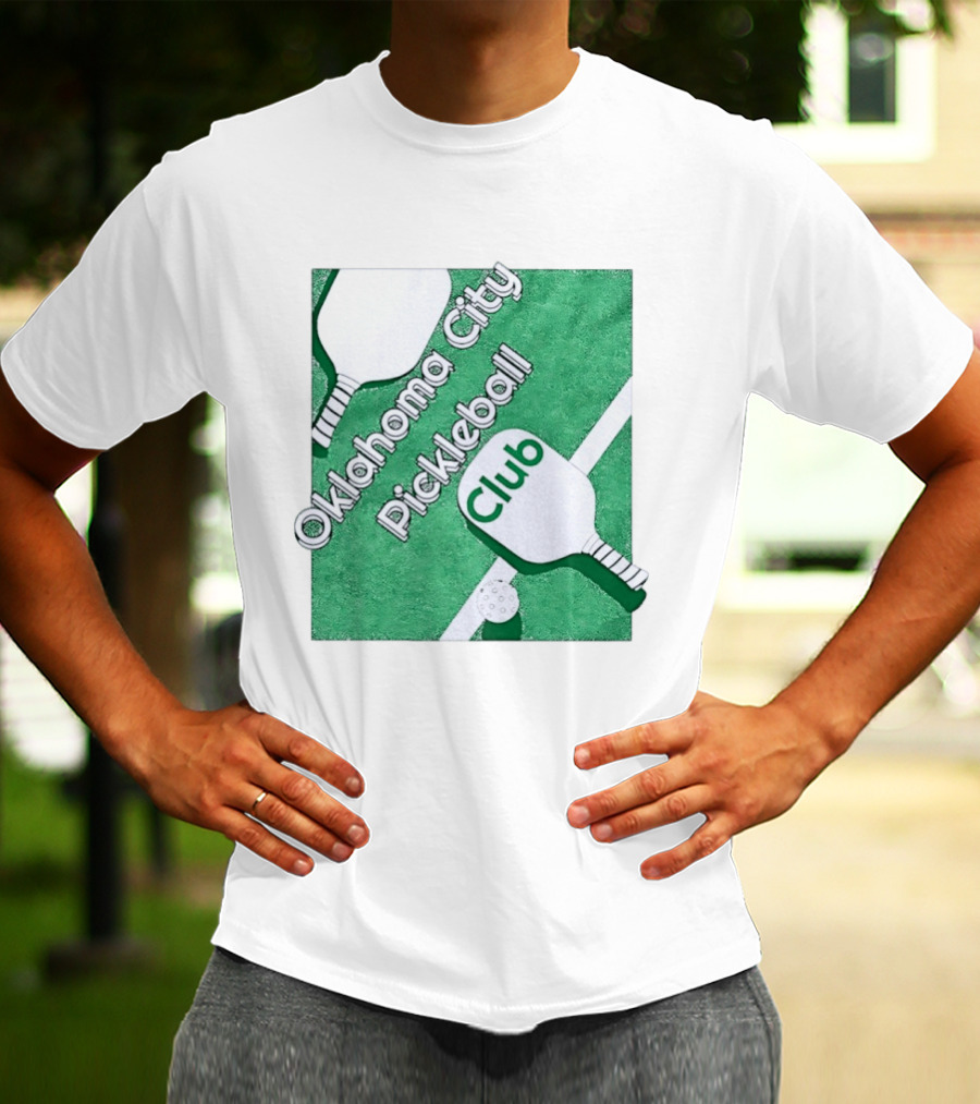 Oklahoma City Pickleball Club Paddle Court 2026 T-Shirt