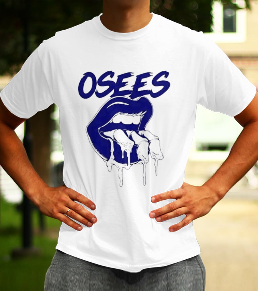 Osees Mouth With Dripping Blue Fingers T-Shirt