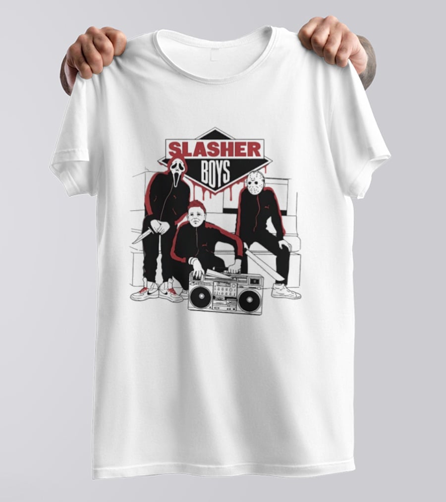 Slasher Boys Ghostface Michael Myers Jason Voorhees Beastie Boys T-Shirt