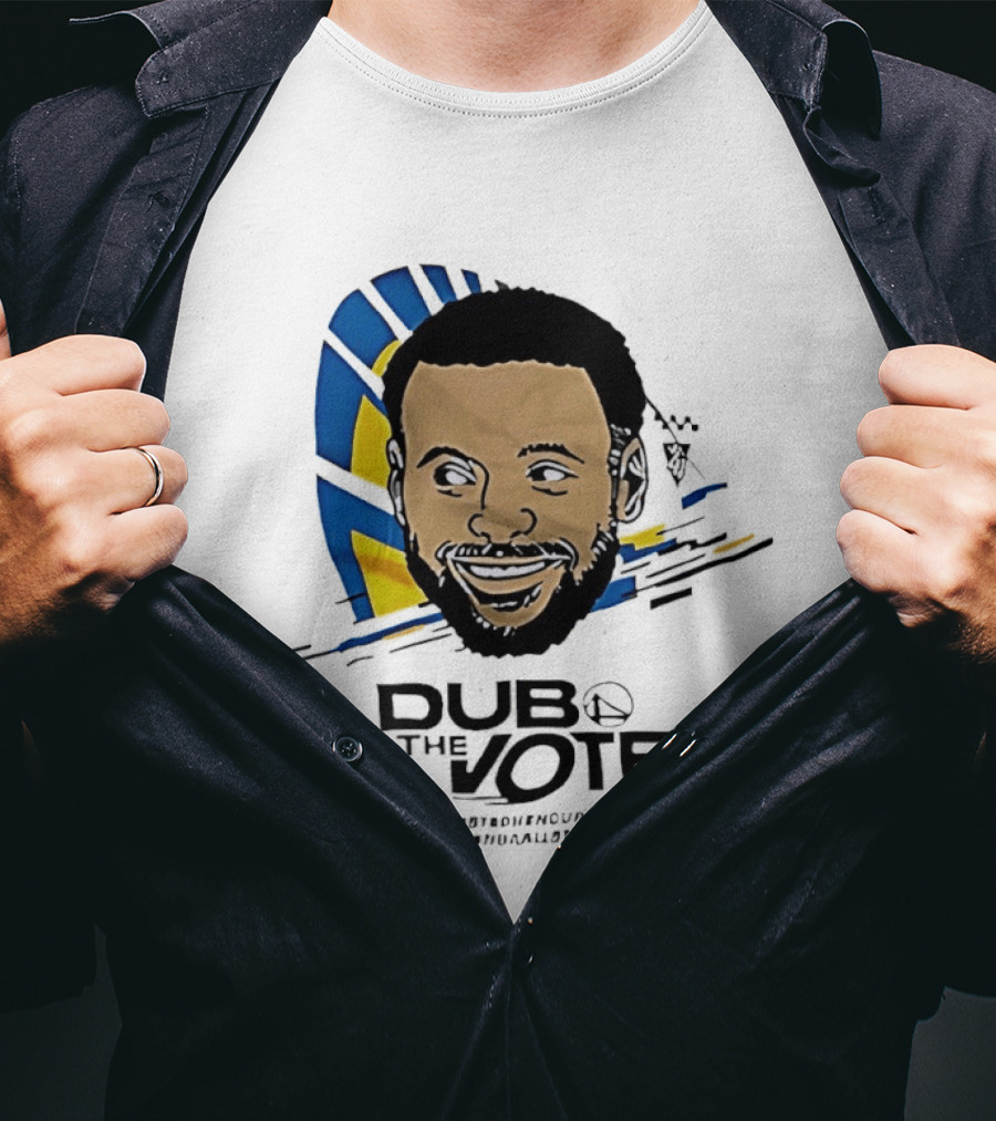 Stephen Curry Golden State Warriors Dub The Vote NBA Basketball Fan T-Shirt
