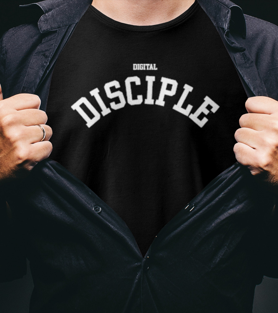 Digital Disciple Arch Style Black Top T-Shirt
