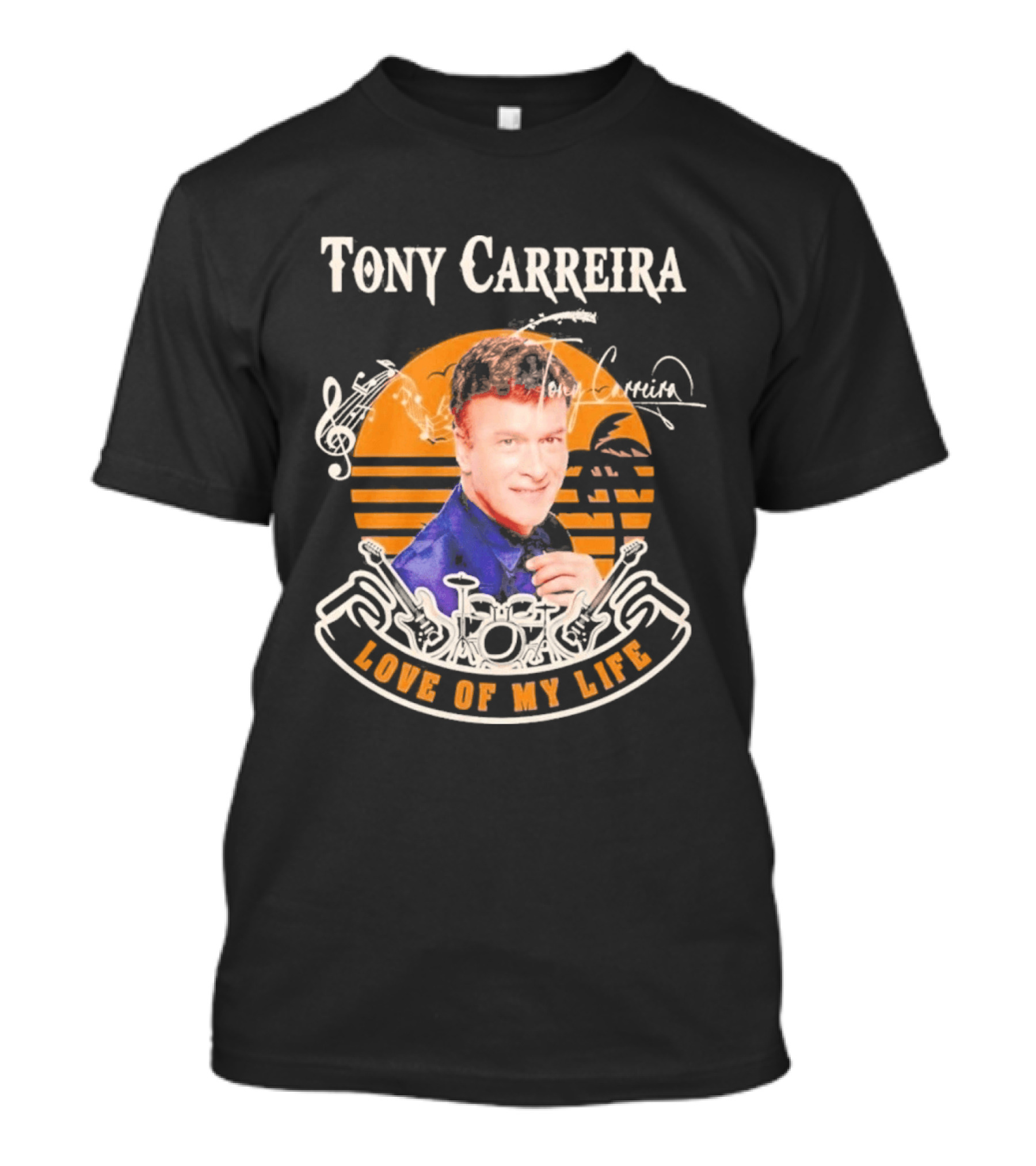 Tony Carreira Love Of My Life Music T-Shirt