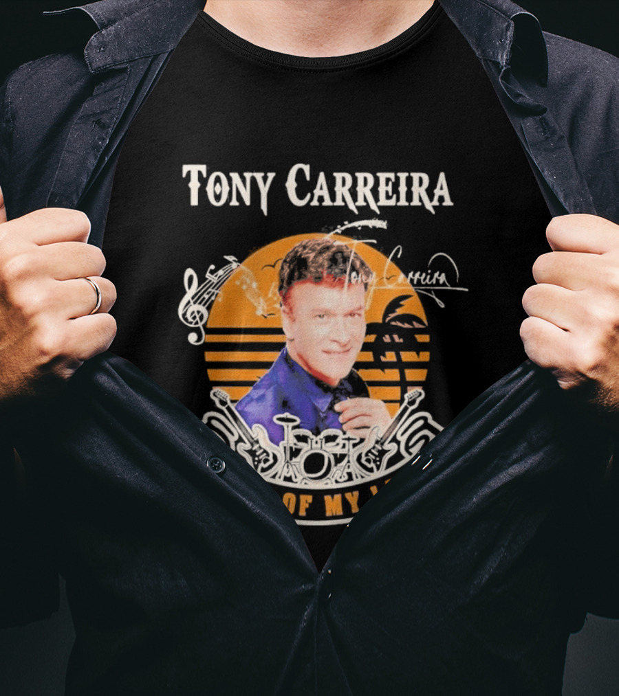 Tony Carreira Love Of My Life Music T-Shirt