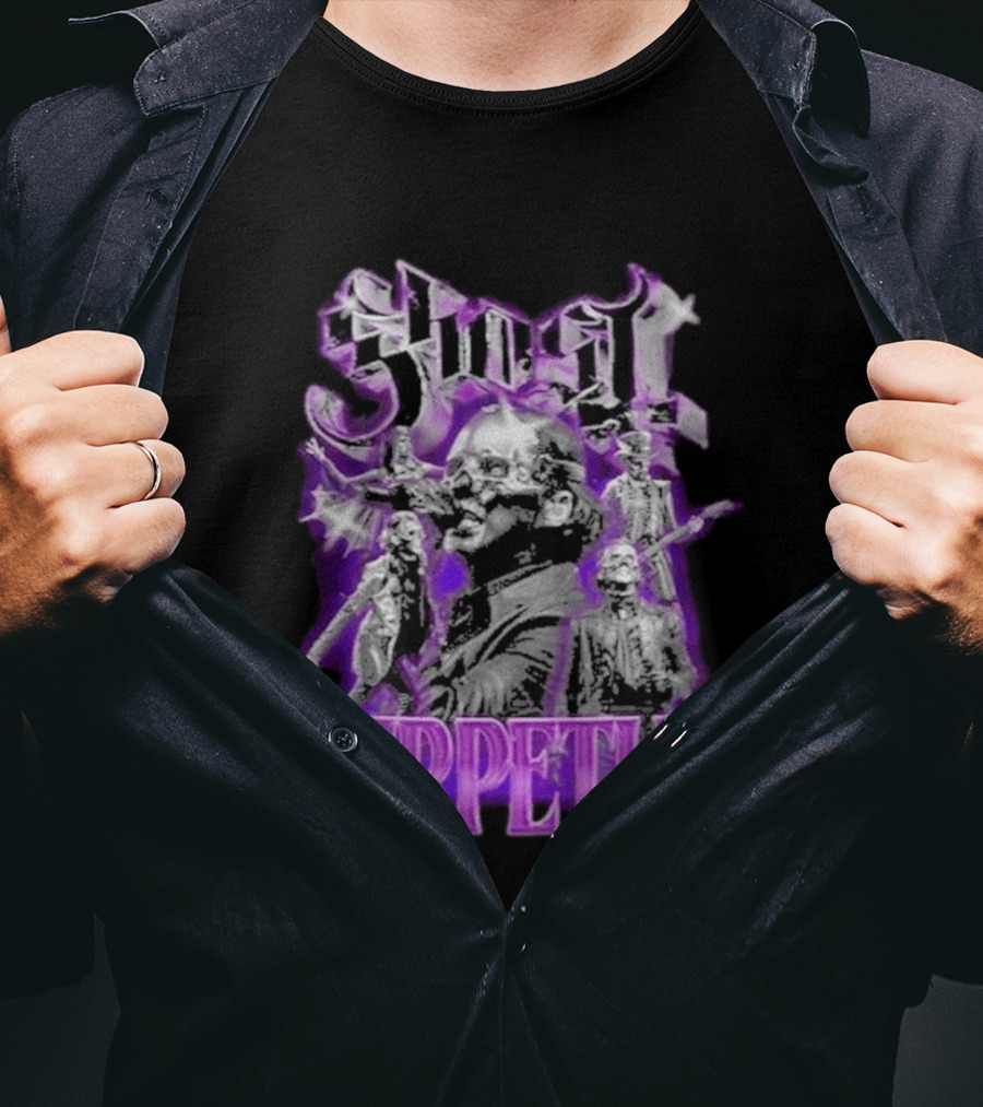 Ghost Perpetua 2026 Band Members Purple Goth Aesthetic T-Shirt
