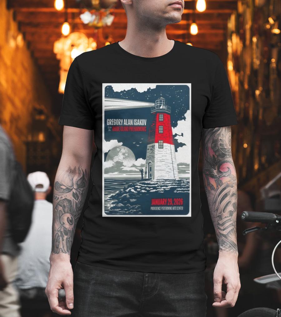 Gregory Alan Isakov Rhode Island Philharmonic Providence Performing Arts Center January 29 2026 T-Shirt