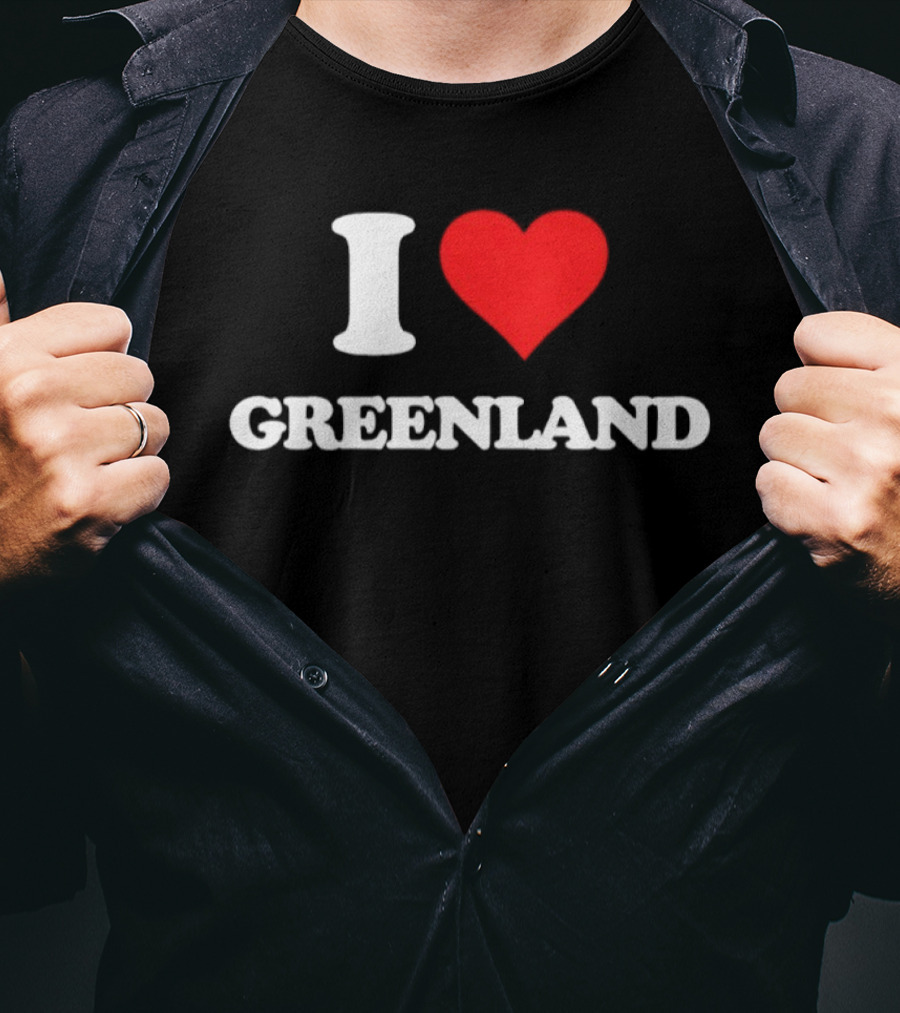 I Heart Greenland Gift Idea T-Shirt