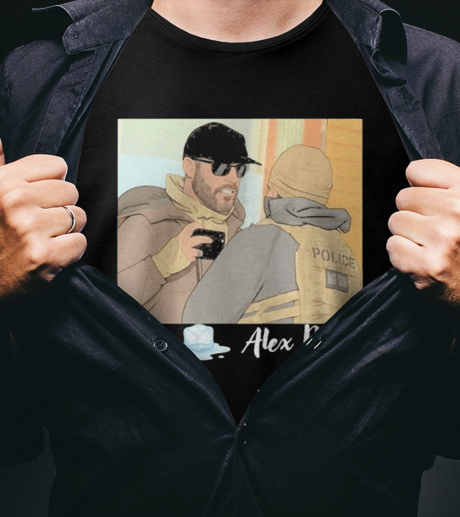 RIP Alex Pretti Melting Ice Justice For Alex Pretti Abolish ICE T-Shirt