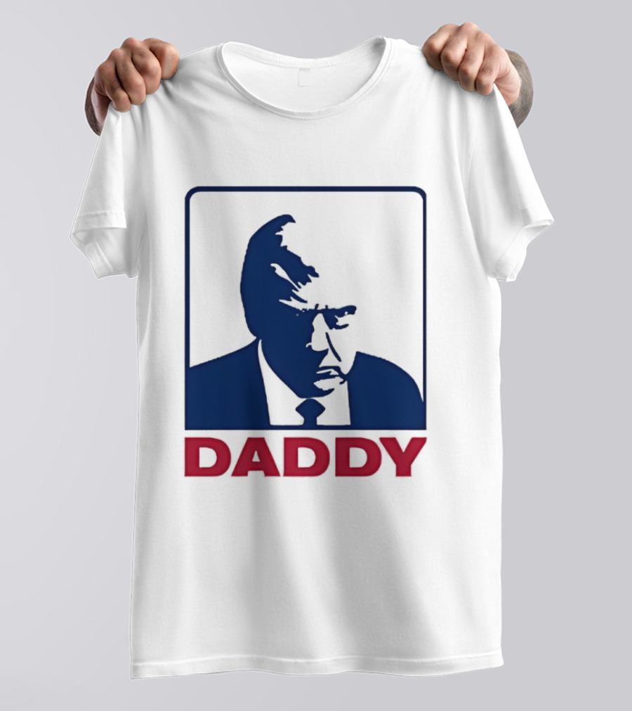 Daddy Donald Trump Blue Red T-Shirt