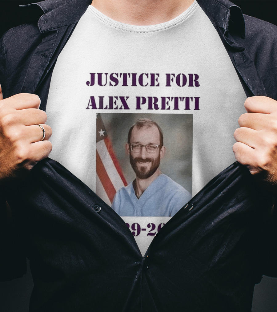 Justice For Alex Pretti 1986 2023 T-Shirt
