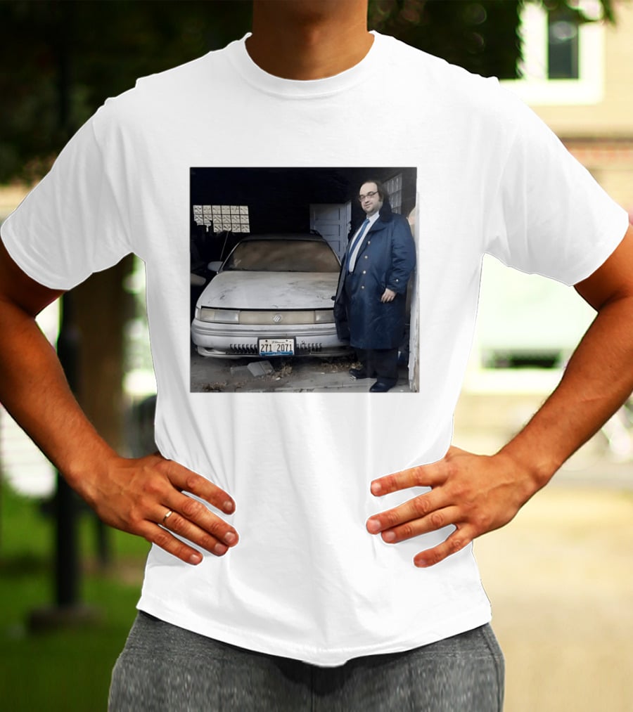 Mercury Sable Wagon 271 2071 Illinois License Plate Classic Scene T-Shirt