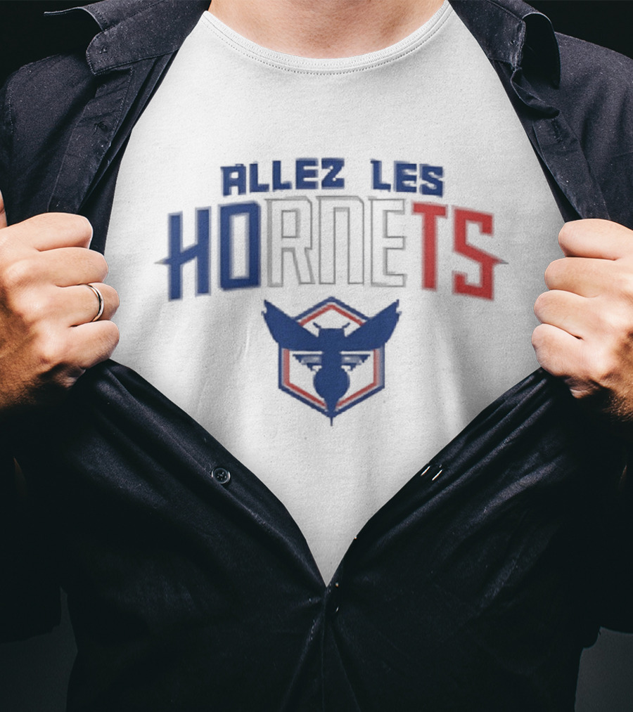 Allez Les Hornets Charlotte Buzzing Supporters T-Shirt