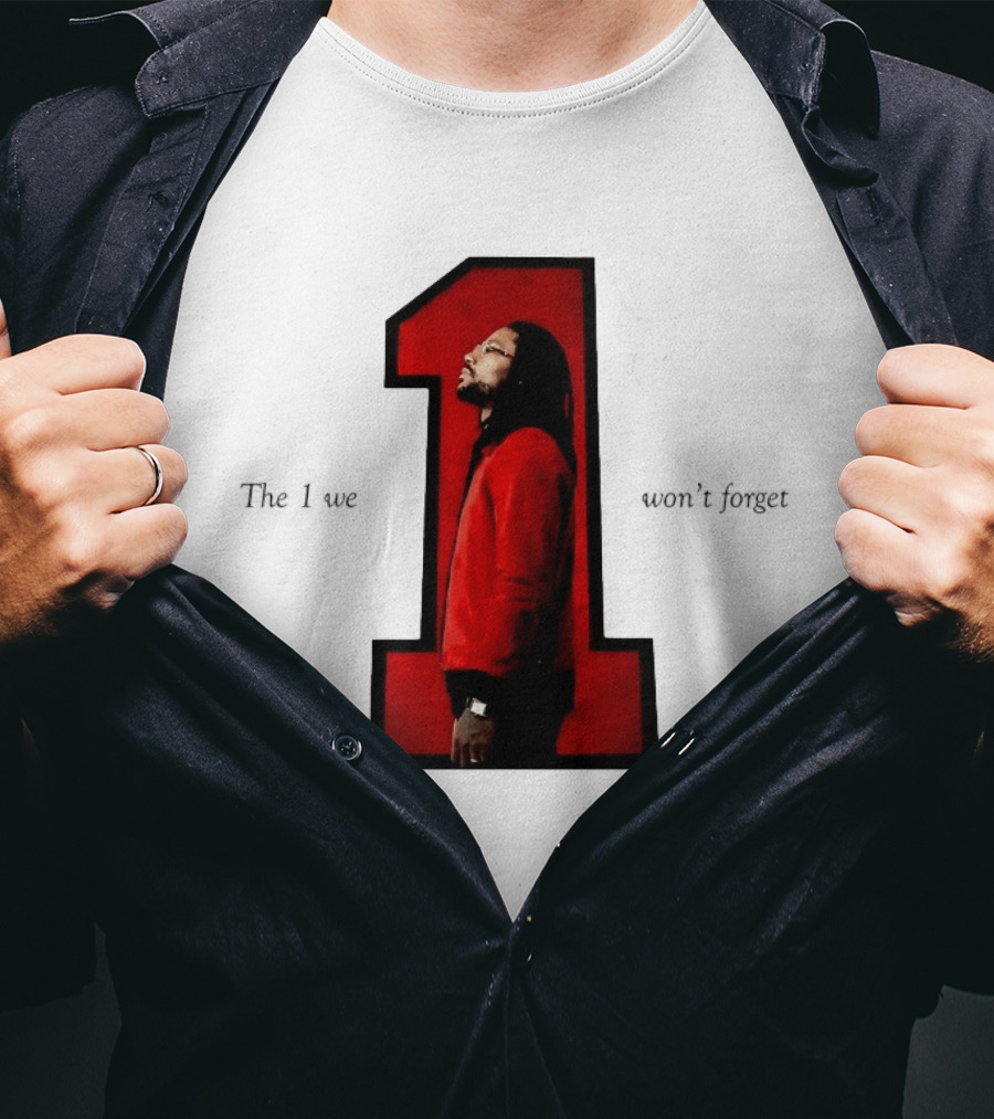 Derrick Rose The 1 We Won't Forget Iconic Red Jacket Legend T-Shirt