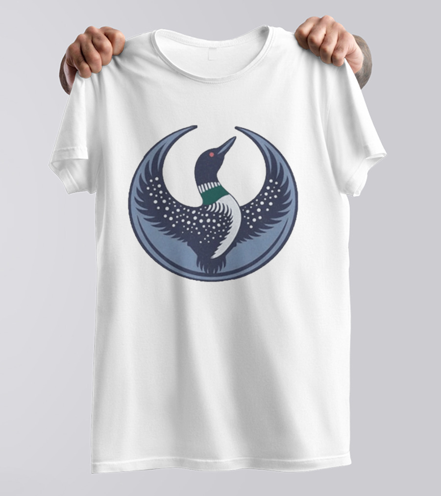 The Loon Platoon Rebel Alliance Emblem Bird Circular T-Shirt