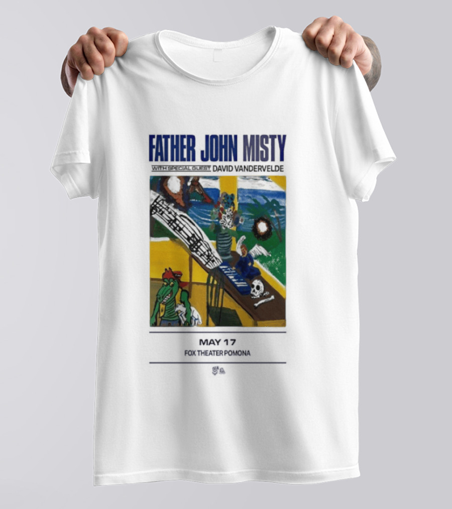 Father John Misty Fox Theater Pomona May 17 2026 Surreal Musical Journey T-Shirt