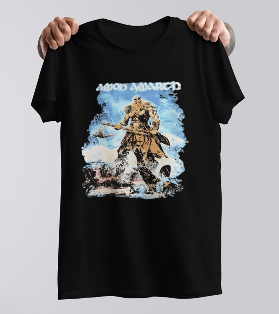 Amon Amarth Jomsviking Warrior With Axe T-Shirt