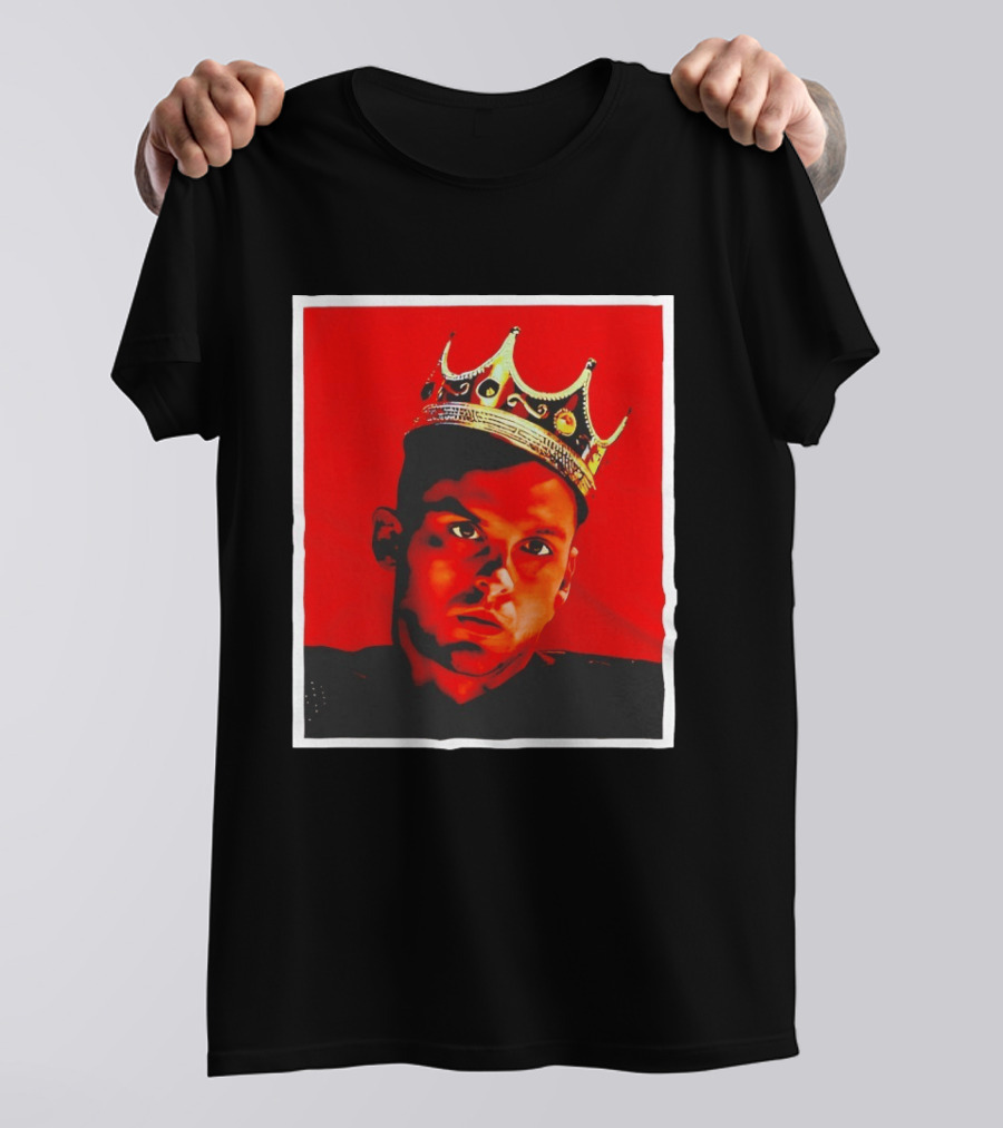 Anuel AA SoroKING Crown Portrait Red T-Shirt