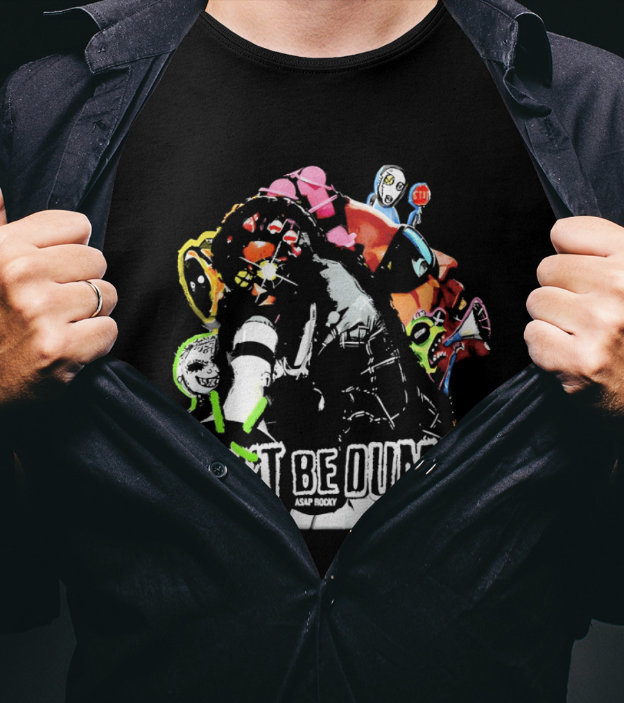 Asap Don't Be Dumb Colorful Robot 2026 T-Shirt