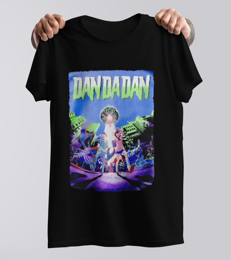Dan Da Dan Momo Ayase Ken Takakura Manga Characters Urban Adventure T-Shirt