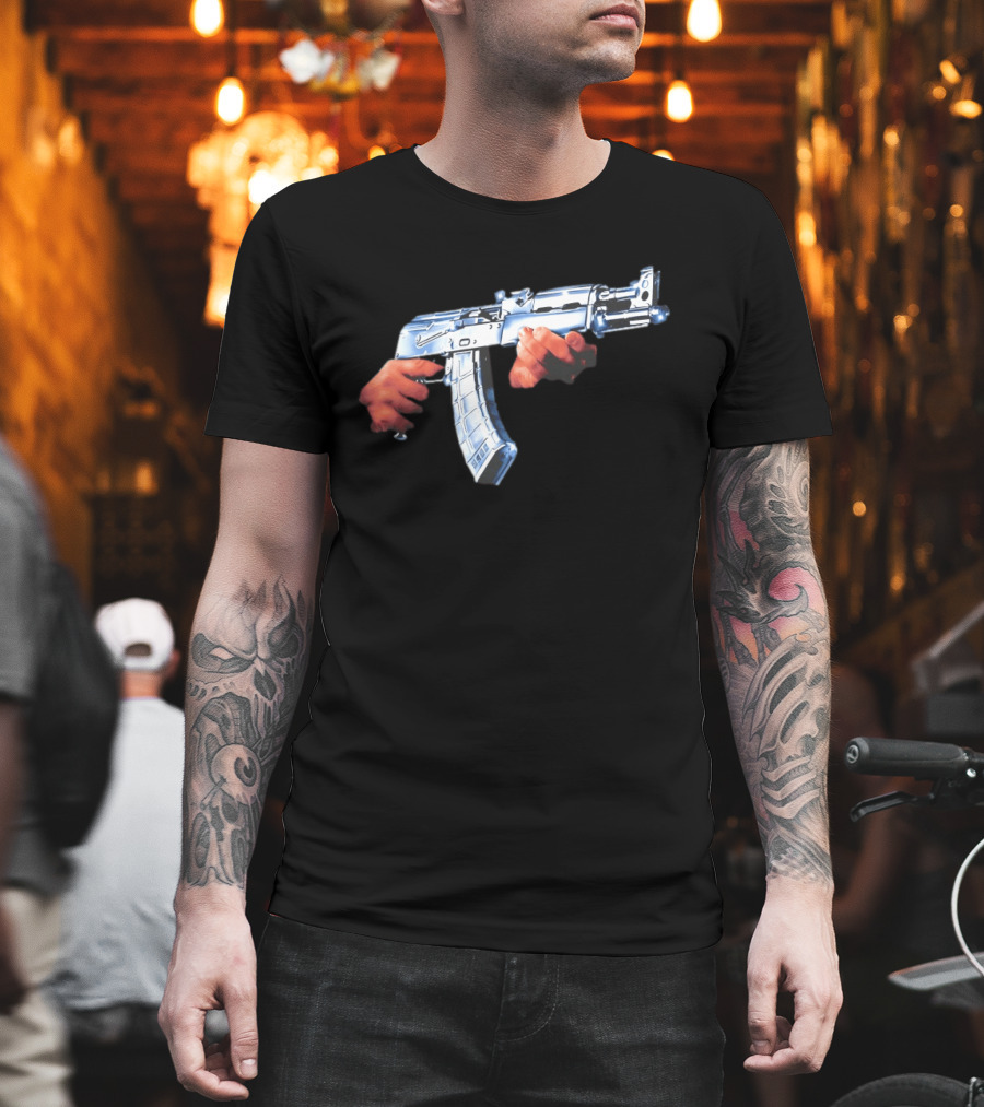 Gun Uncompromising AK 47 Illustration Ruger T-Shirt