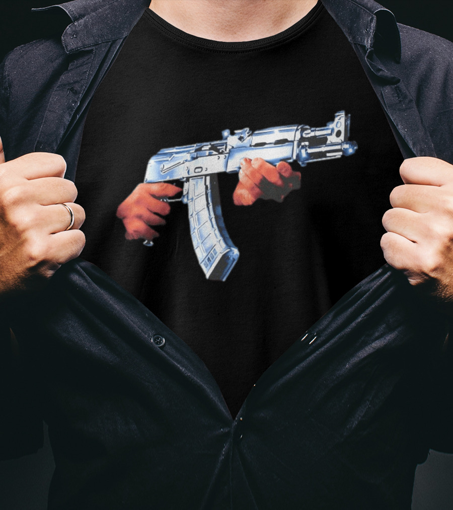Gun Uncompromising AK 47 Illustration Ruger T-Shirt