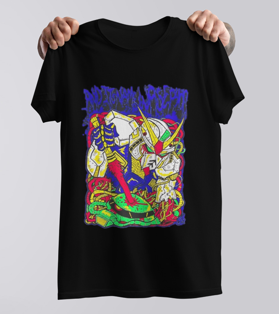 Gundam Mobile Suit Neon Graffiti T-Shirt