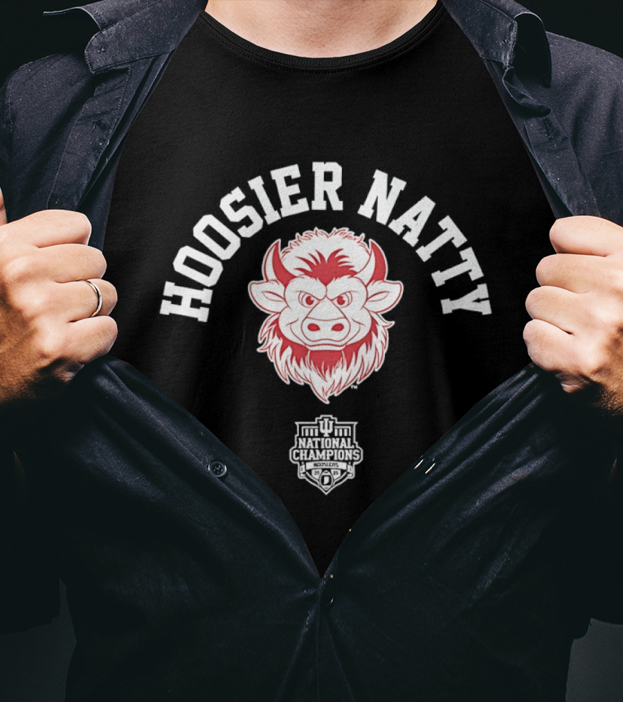 Hoosier Natty Indiana 2025 CFP National Championship Football T-Shirt