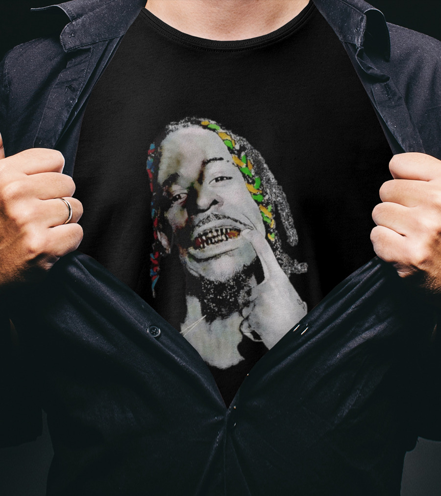 Ja Morant Max90 Nike Iconic Grills And Colorful Braids T-Shirt