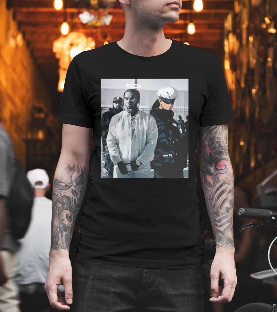 Jujutsu Kaisen Gojo Satoru Pop Smoke Collaboration T-Shirt