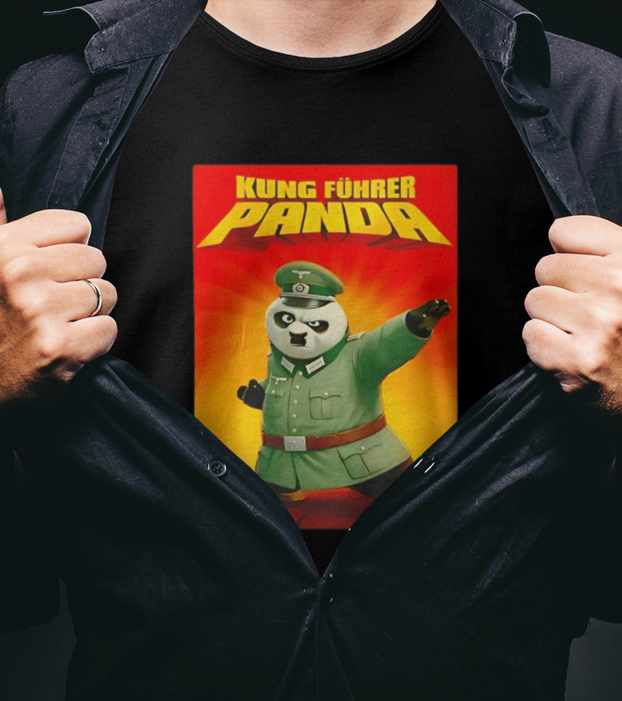 Kung Führer Panda Officer T-Shirt