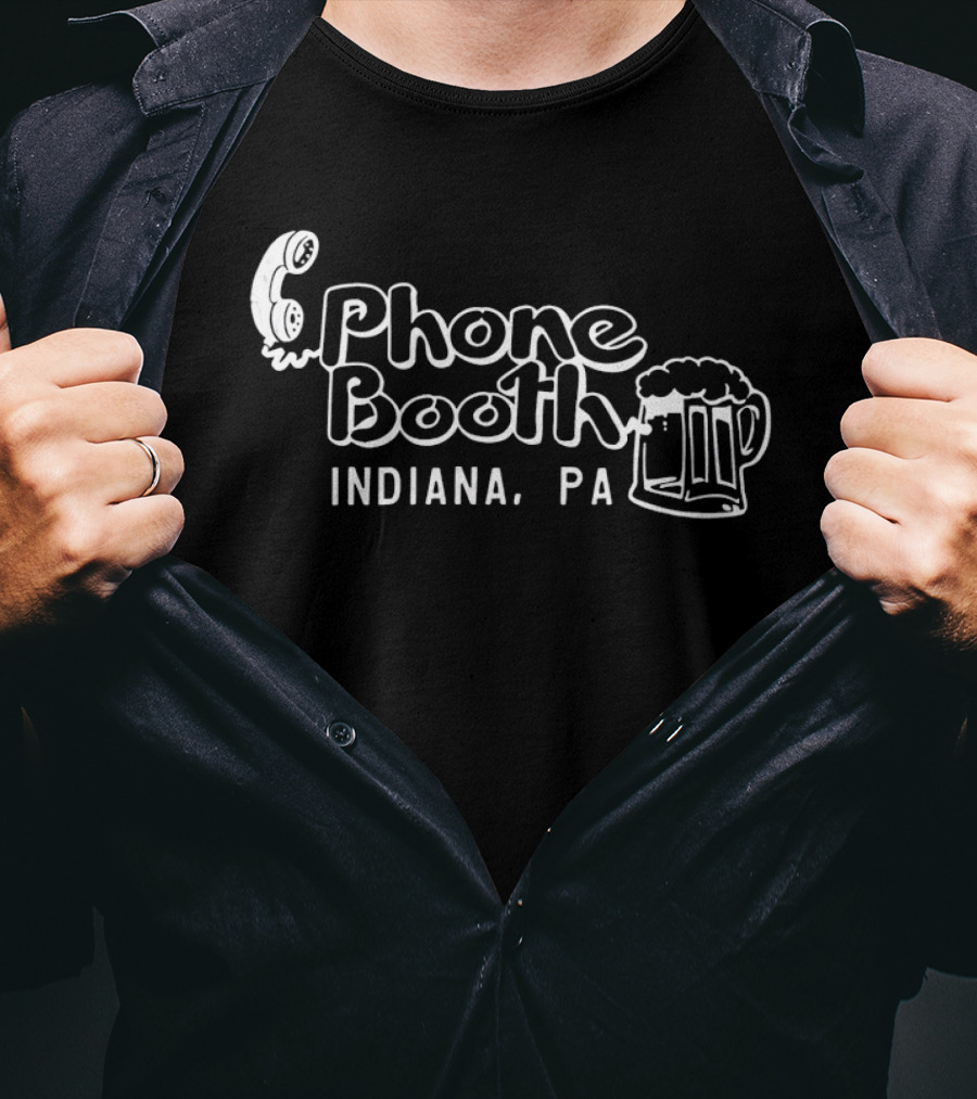 Phone Booth Indiana PA Beer T-Shirt