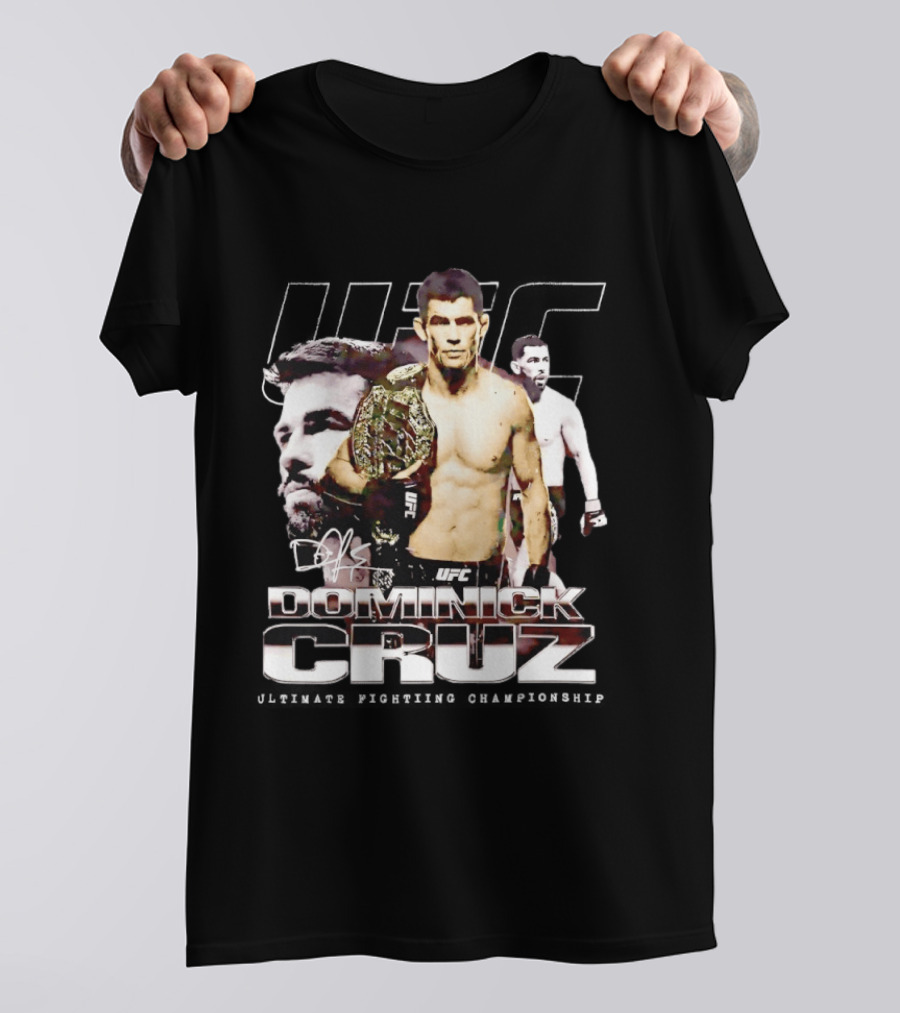 UFC Dominick Cruz Champion Legend Montage T-Shirt