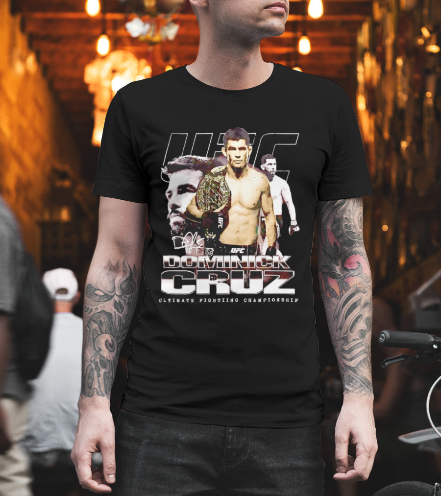UFC Dominick Cruz Champion Legend Montage T-Shirt
