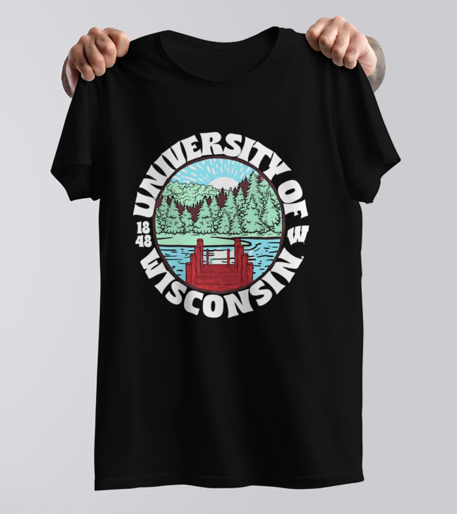 University Of Wisconsin 1848 Lake Scene T-Shirt