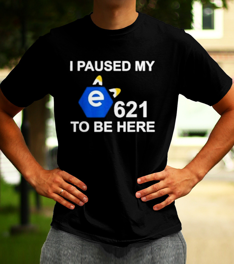 I Paused My E621 To Be Here Furry Meme Humor T-Shirt