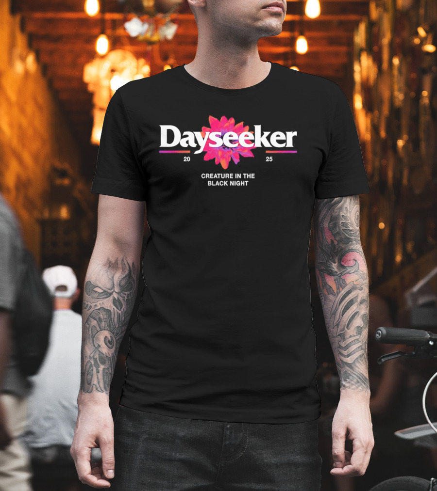 Dayseeker Creature In The Black Night 2025 Flower T-Shirt