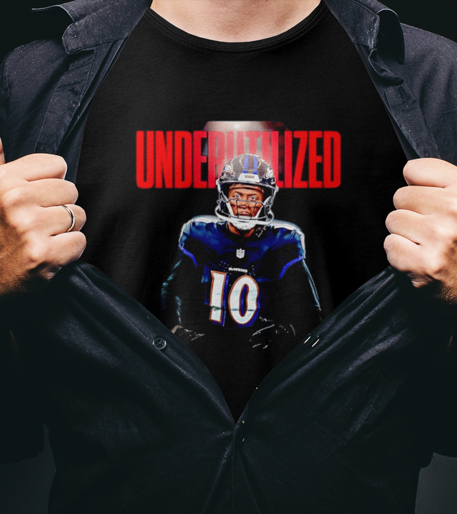 Underutilized Baltimore Ravens Football 10 T-Shirt