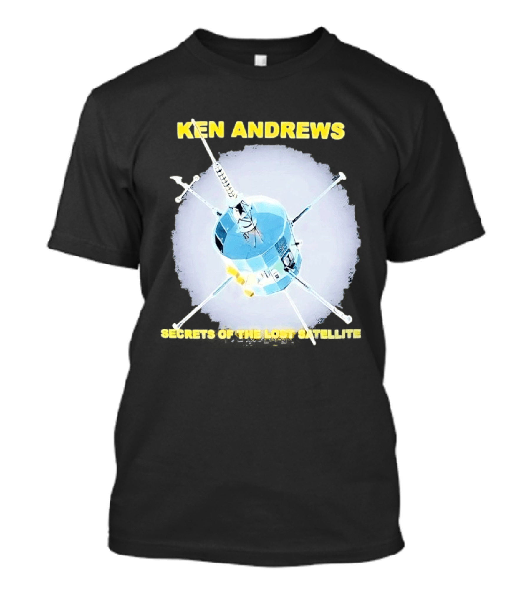Ken Andrews Secrets Of The Lost Satellite T-Shirt