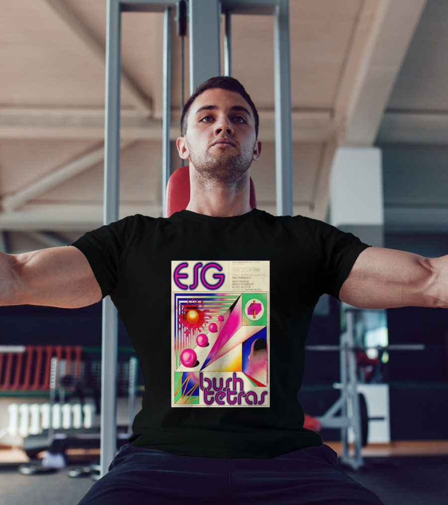 ESG Bush Tetras Live San Francisco January 30 2026 Concert Great American Music Hall T-Shirt