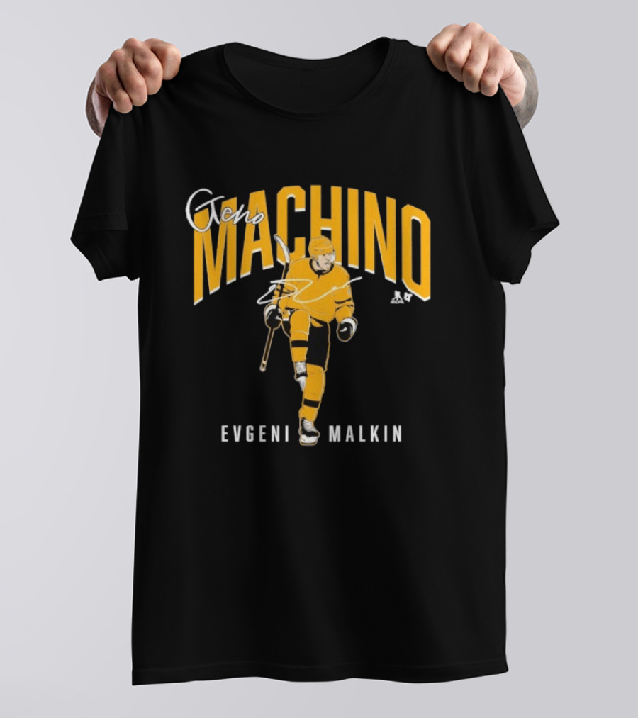 Evgeni Malkin Geno Machino Hockey Player T-Shirt