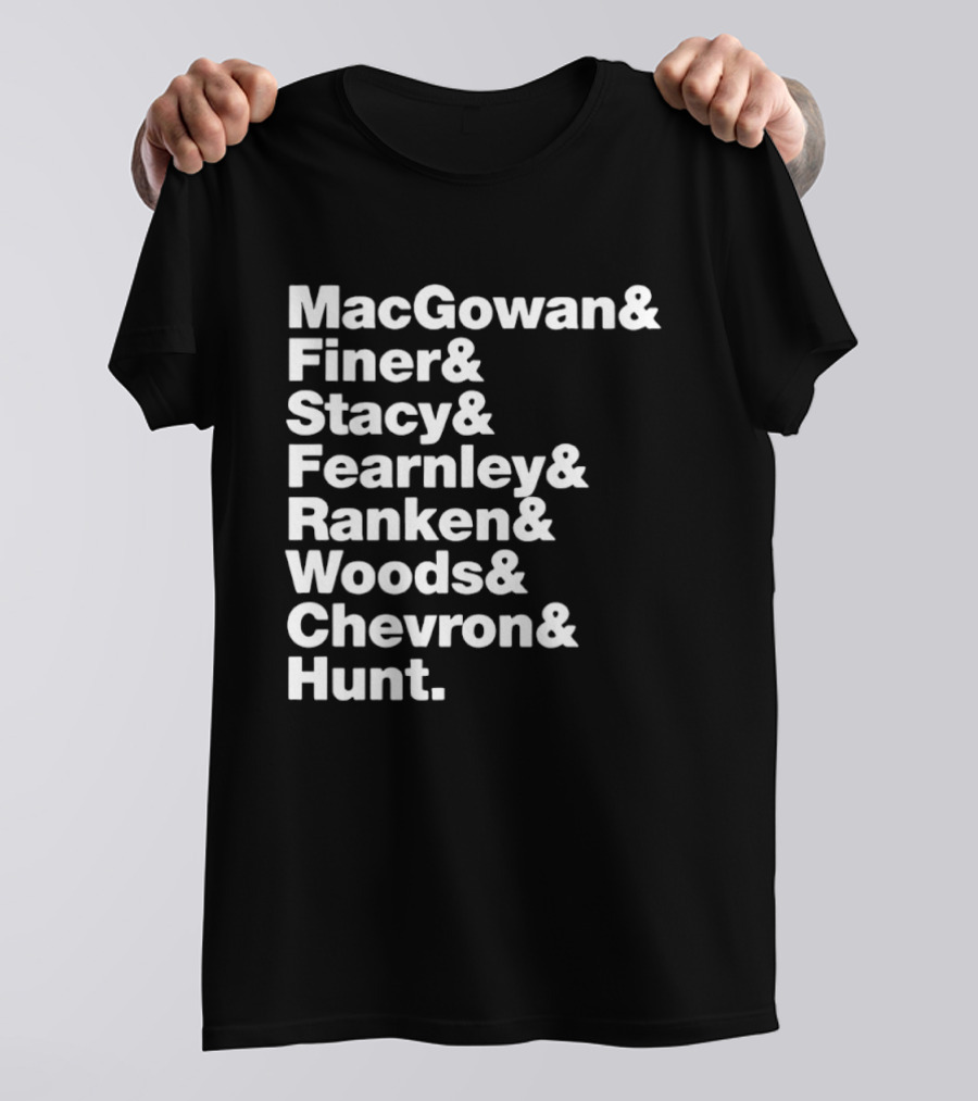 MacGowan Finer Stacy Fearnley Ranken Woods Chevron Hunt T-Shirt