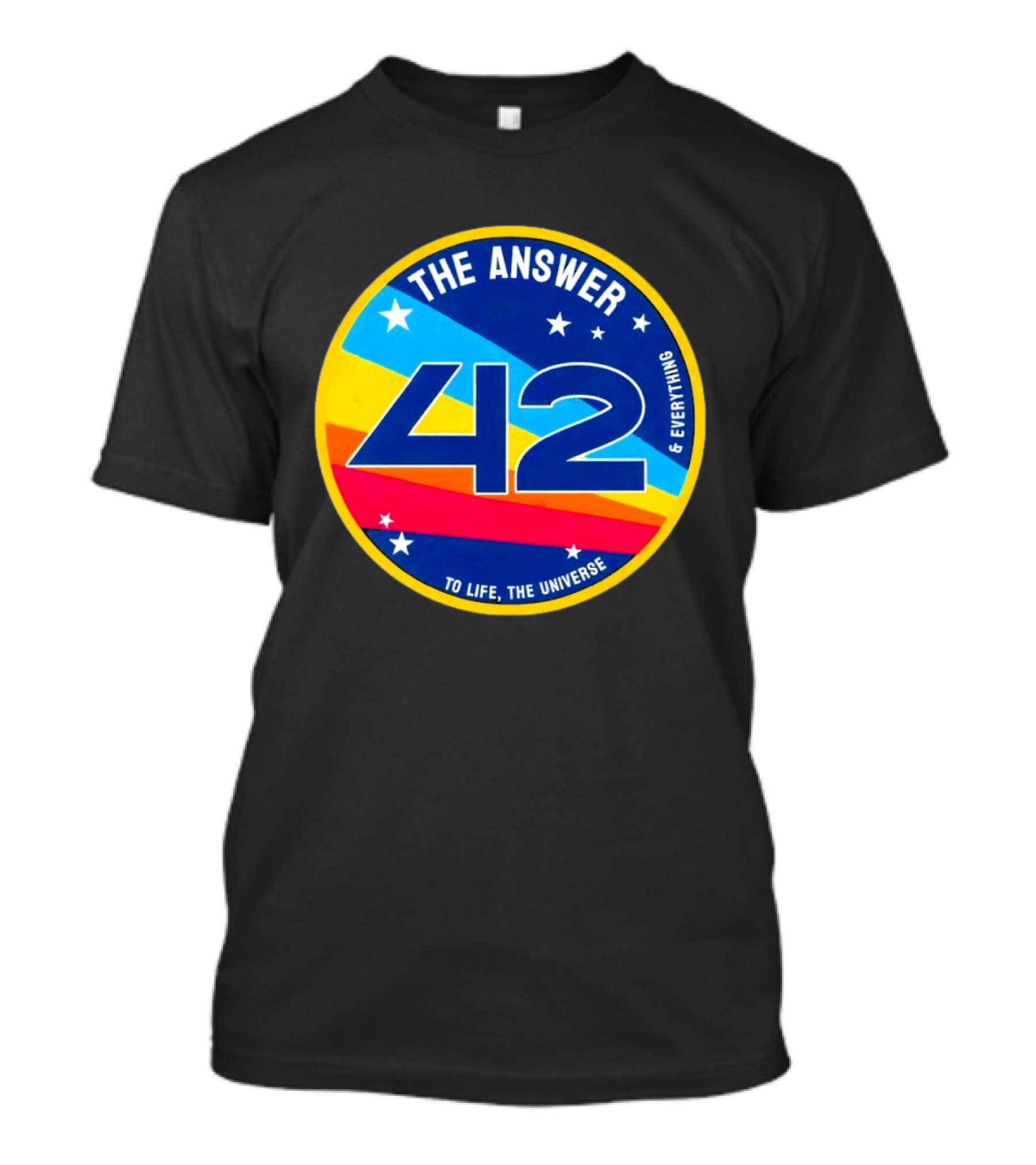 The Answer 42 To Life The Universe And Everything Hitchhiker's Guide T-Shirt