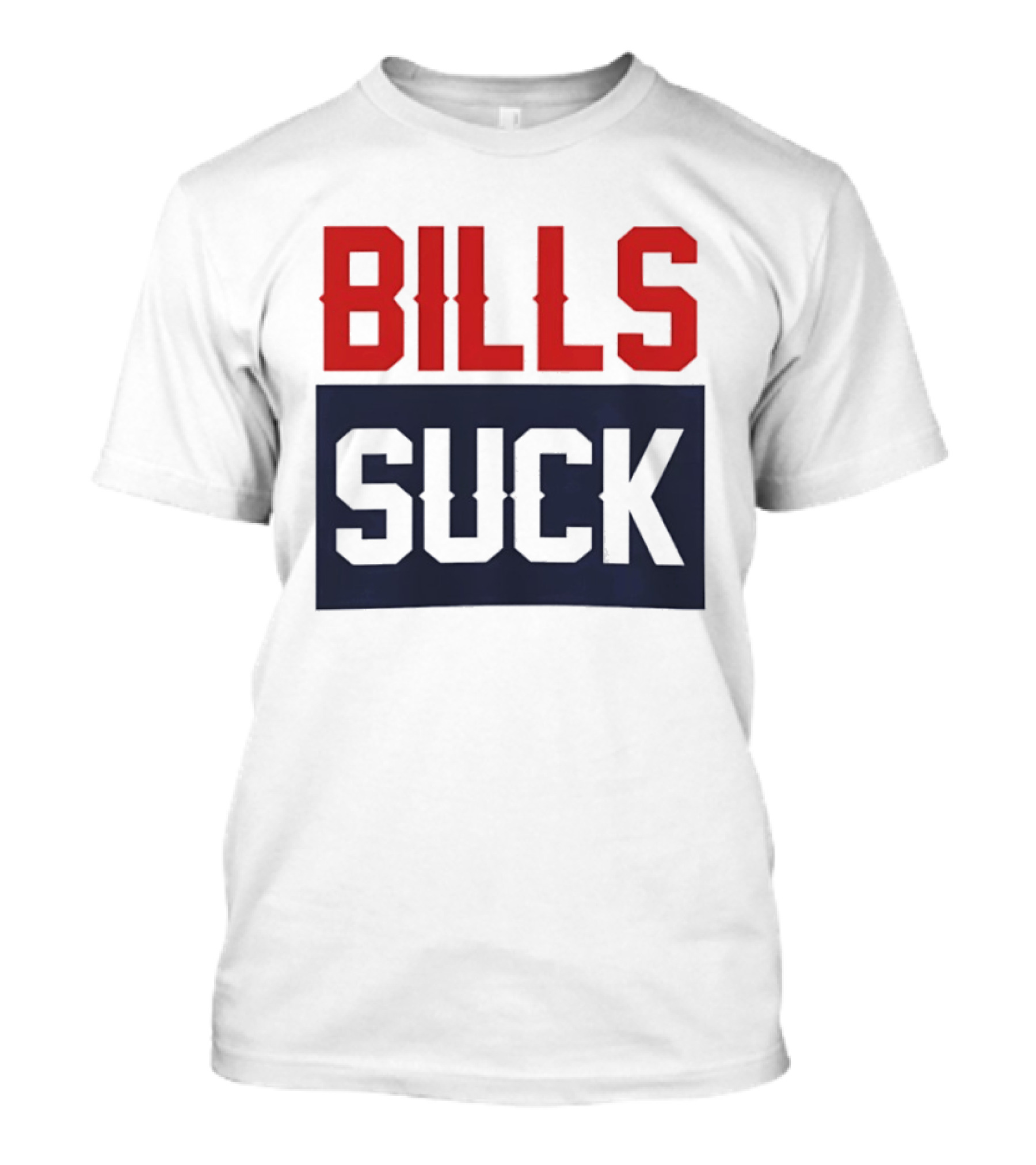 New England Patriots Rivalry Bills Suck Fan Gear T-Shirt