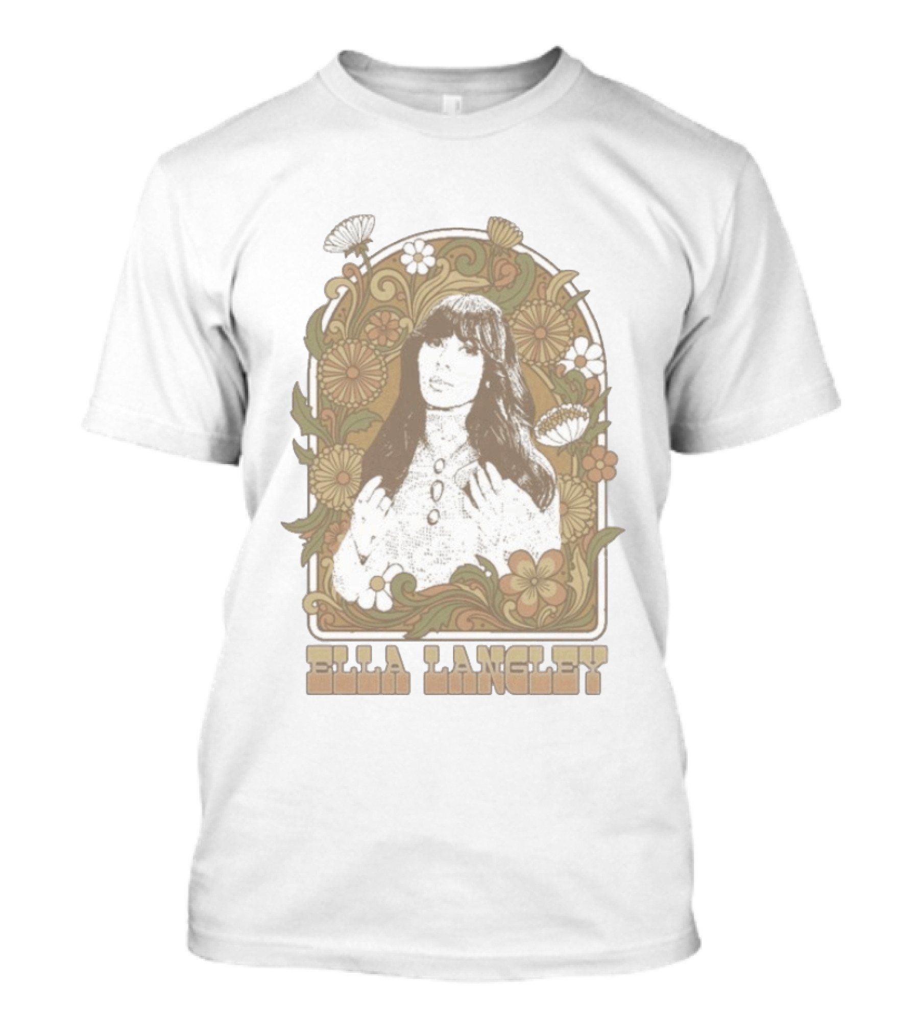 Ella Langley Floral Vintage Aesthetic T-Shirt